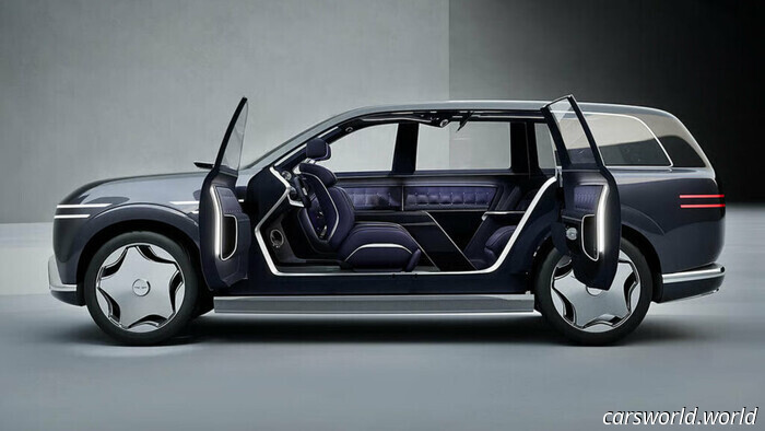 Новый Genesis GV90 распахивает свои массивные двери в стиле Rolls-Royce | Carscoops